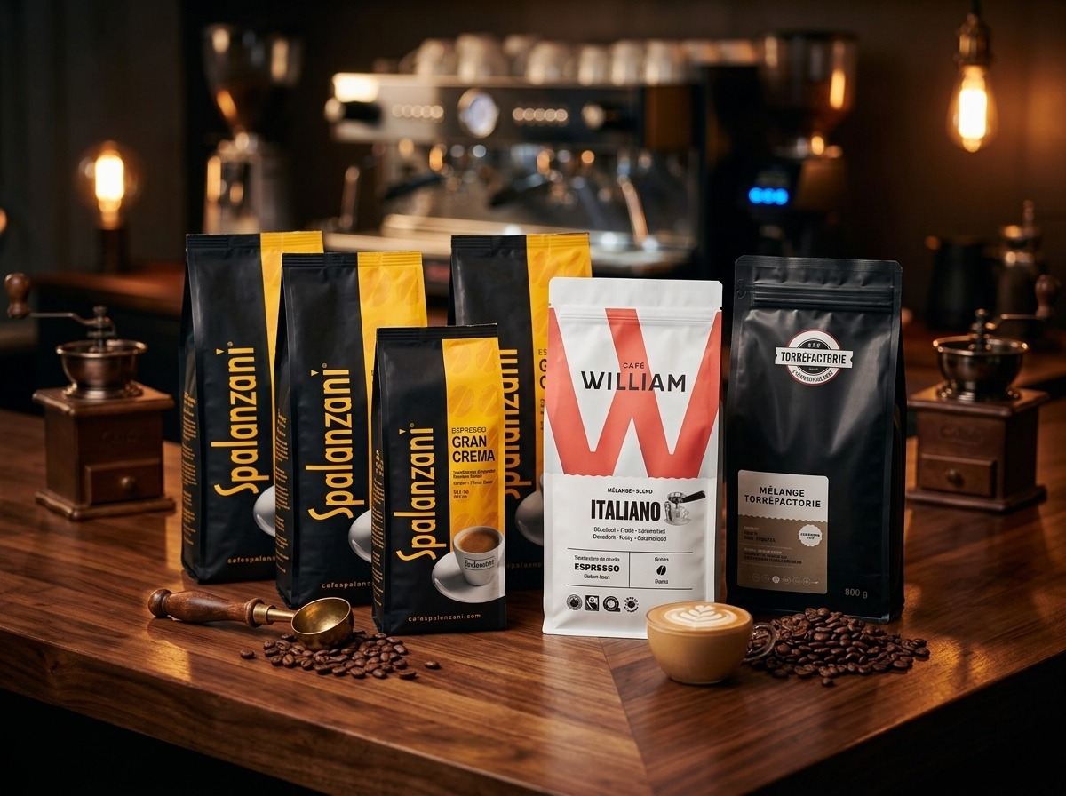 Roasted coffee beans - Agga, Spallanzani, William, Torréfactorie