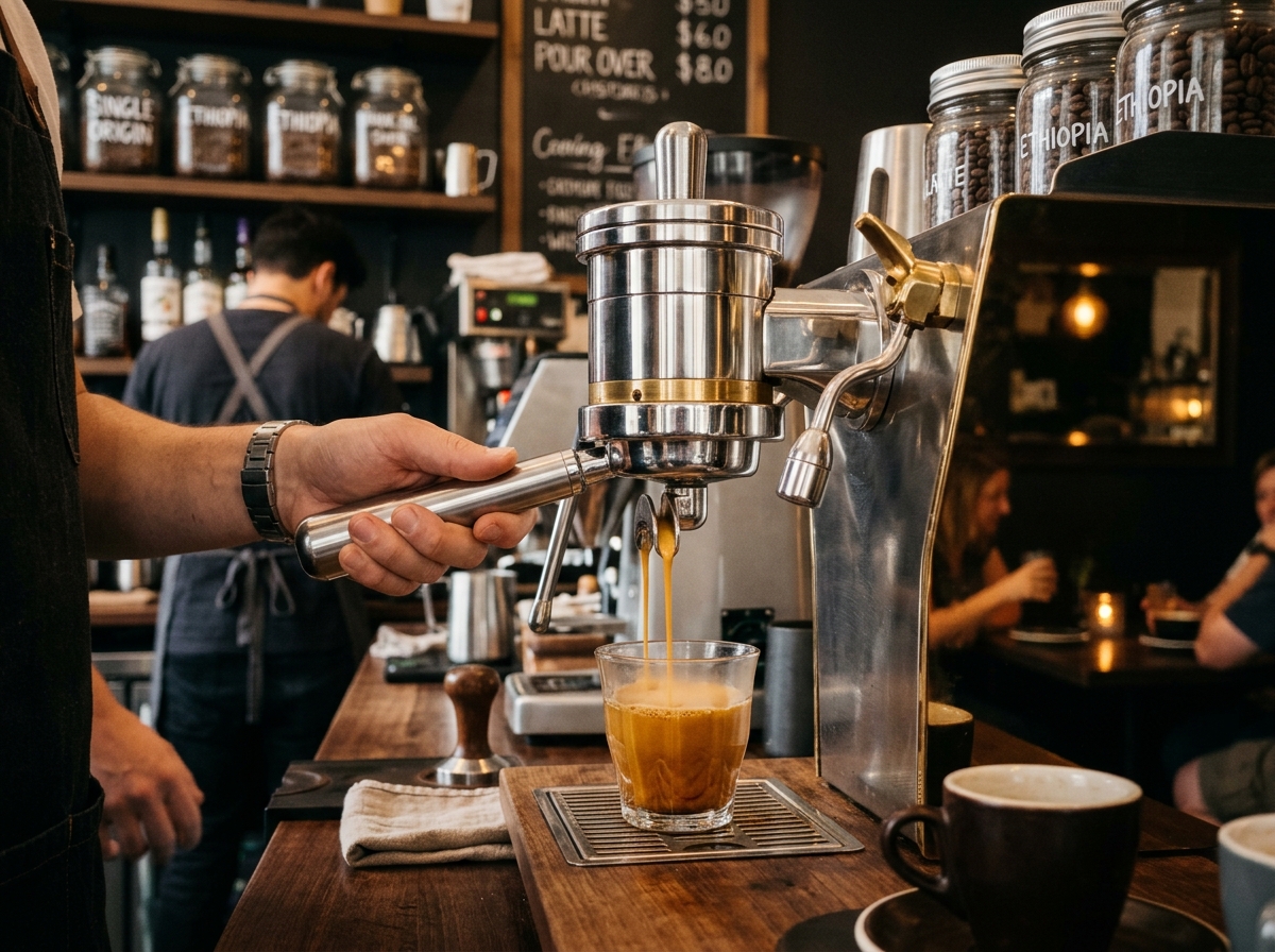 Manual espresso machines